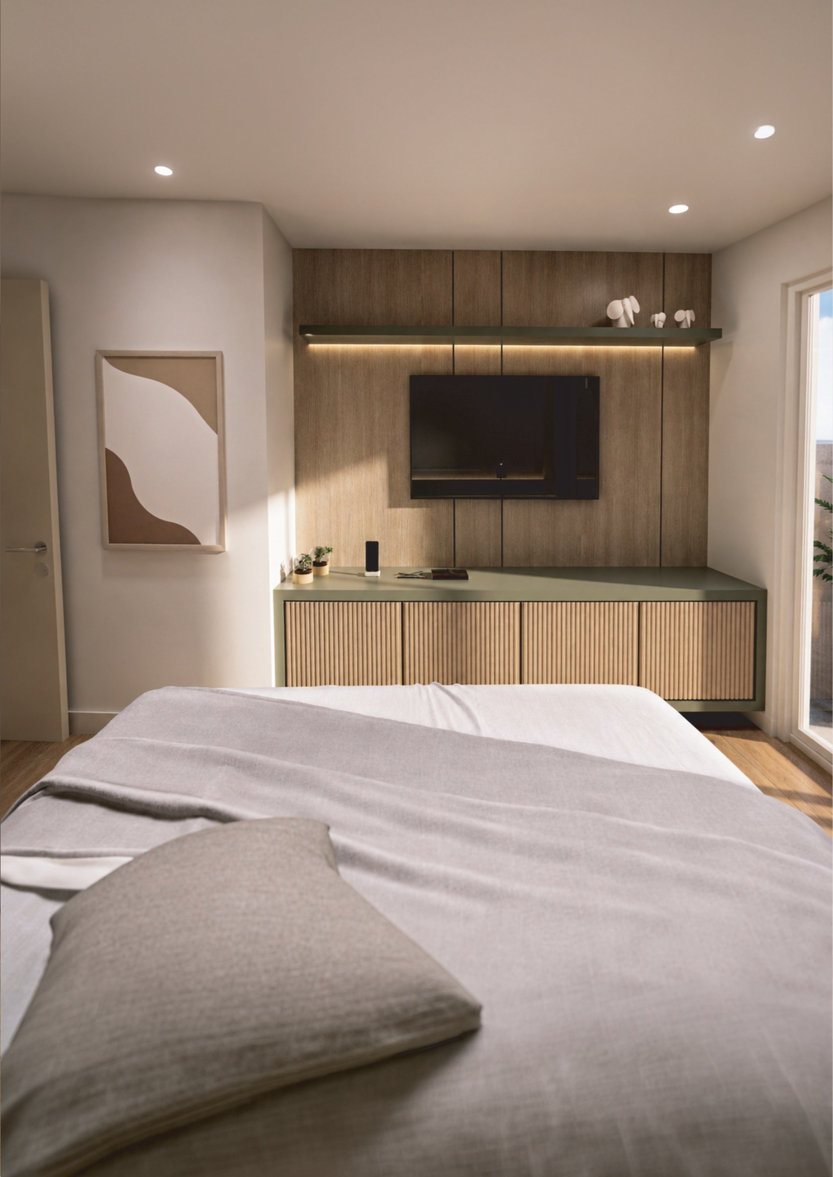 Dormitorio Principal Amplio con Clósets